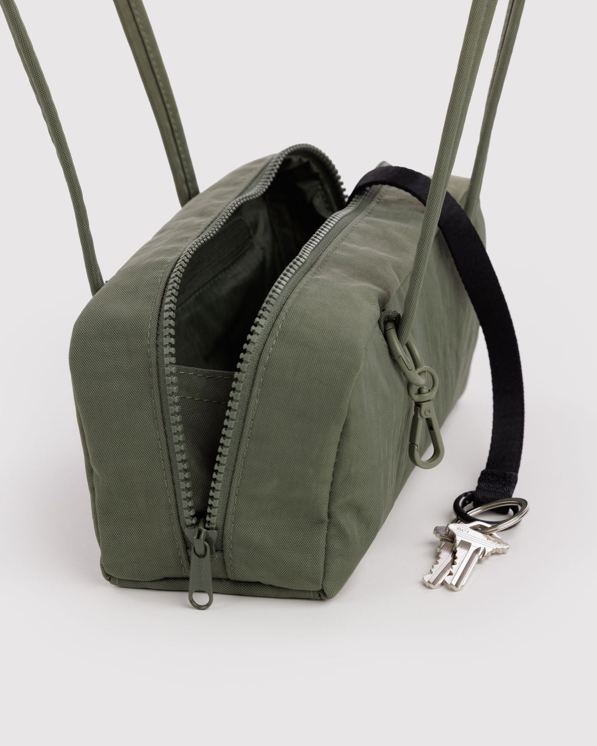 Small Nylon Bowler Bag - Caper - image 4
