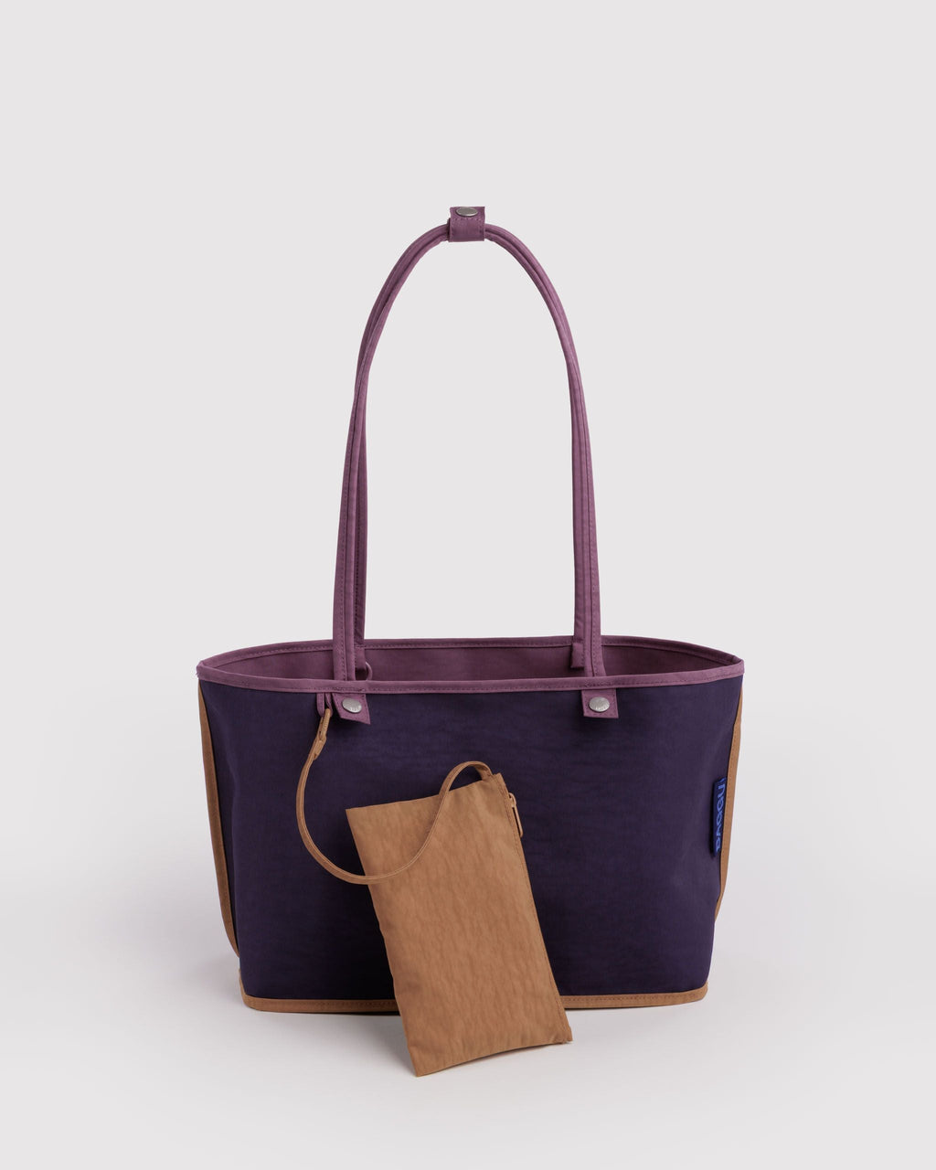 Medium Nylon Reversible Tote - Wild Plum Mix - image 2