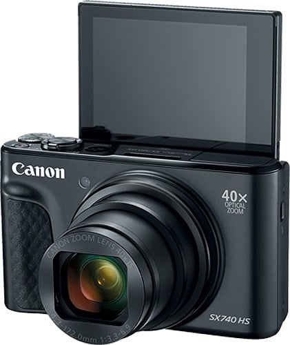 Canon PowerShot SX740 HS Black 20.3 Megapixel Digital Camera - 2955C001 - image 6