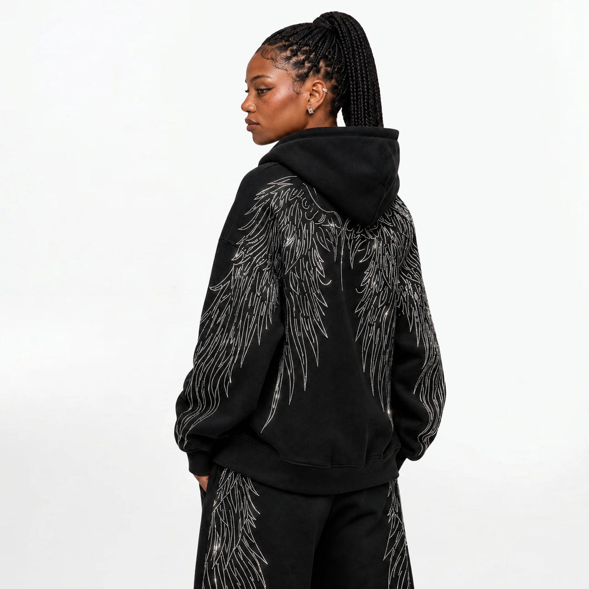 VYBES Angel Wings Hoodie