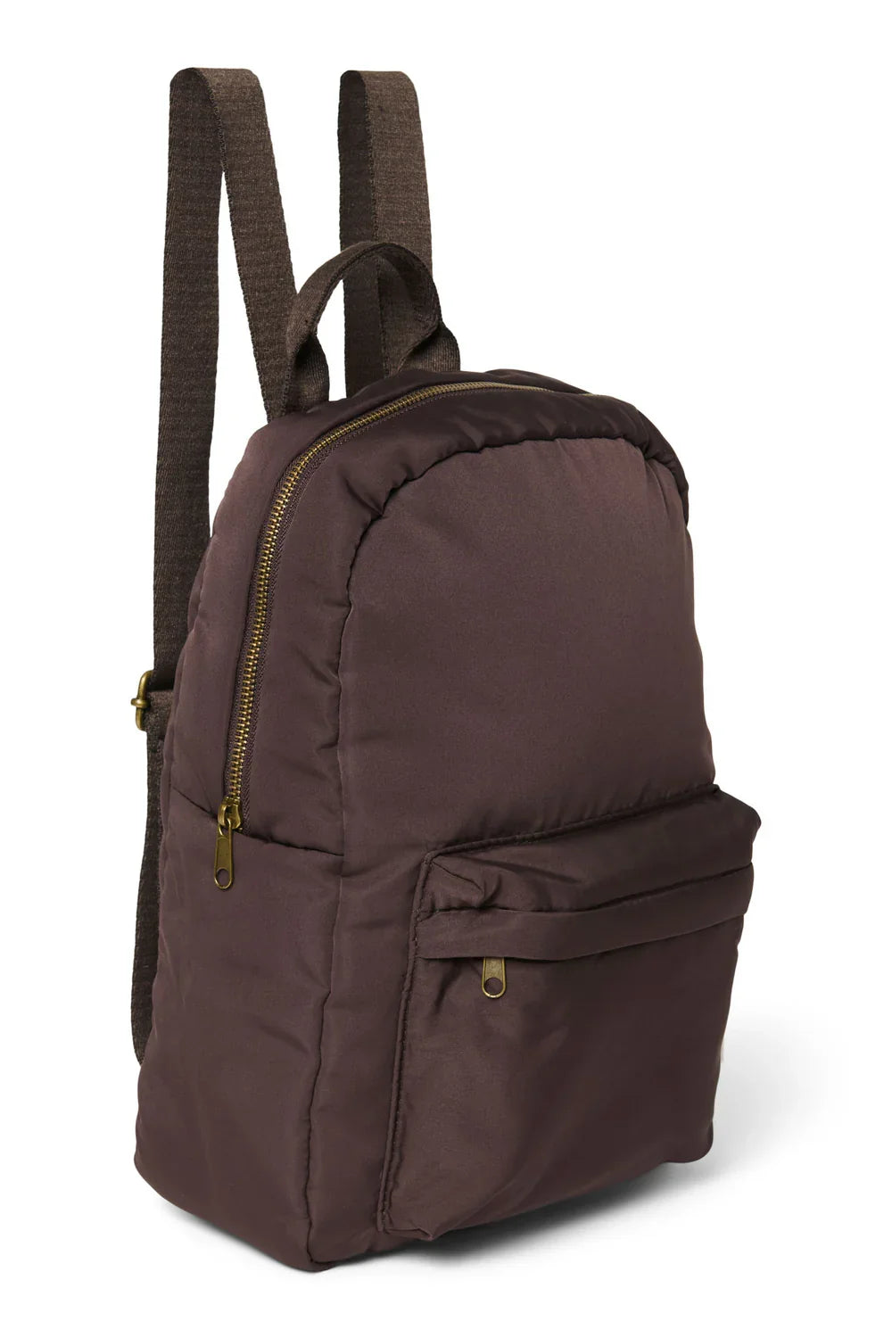 Brauner gepolsterter Midi-Rucksack
