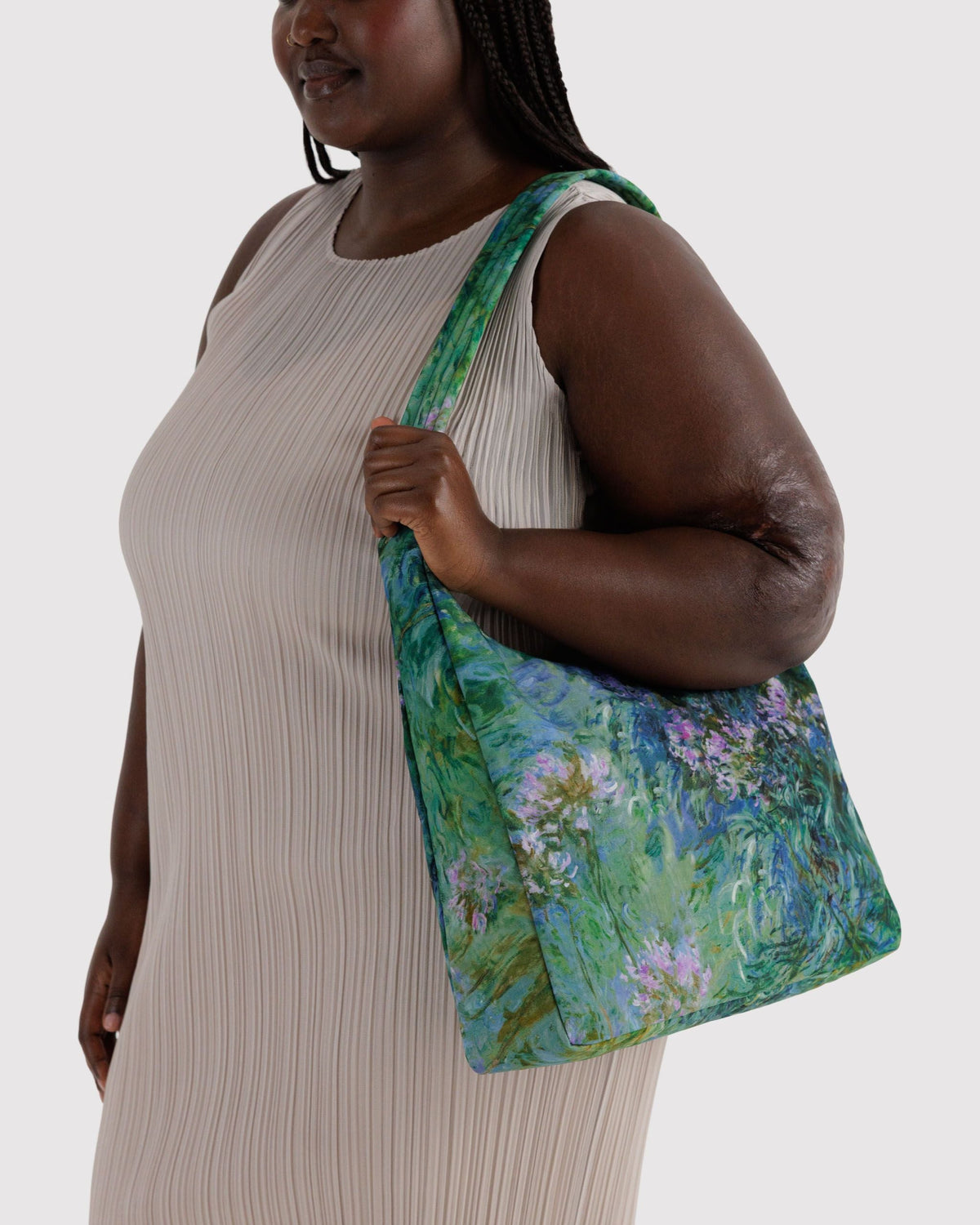 Nylon Shoulder Bag - Agapanthus Claude Monet - image 2