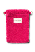 Roze teddy-telefoontas