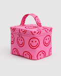 Large Cosmetic Case - Azalea Pink Happy