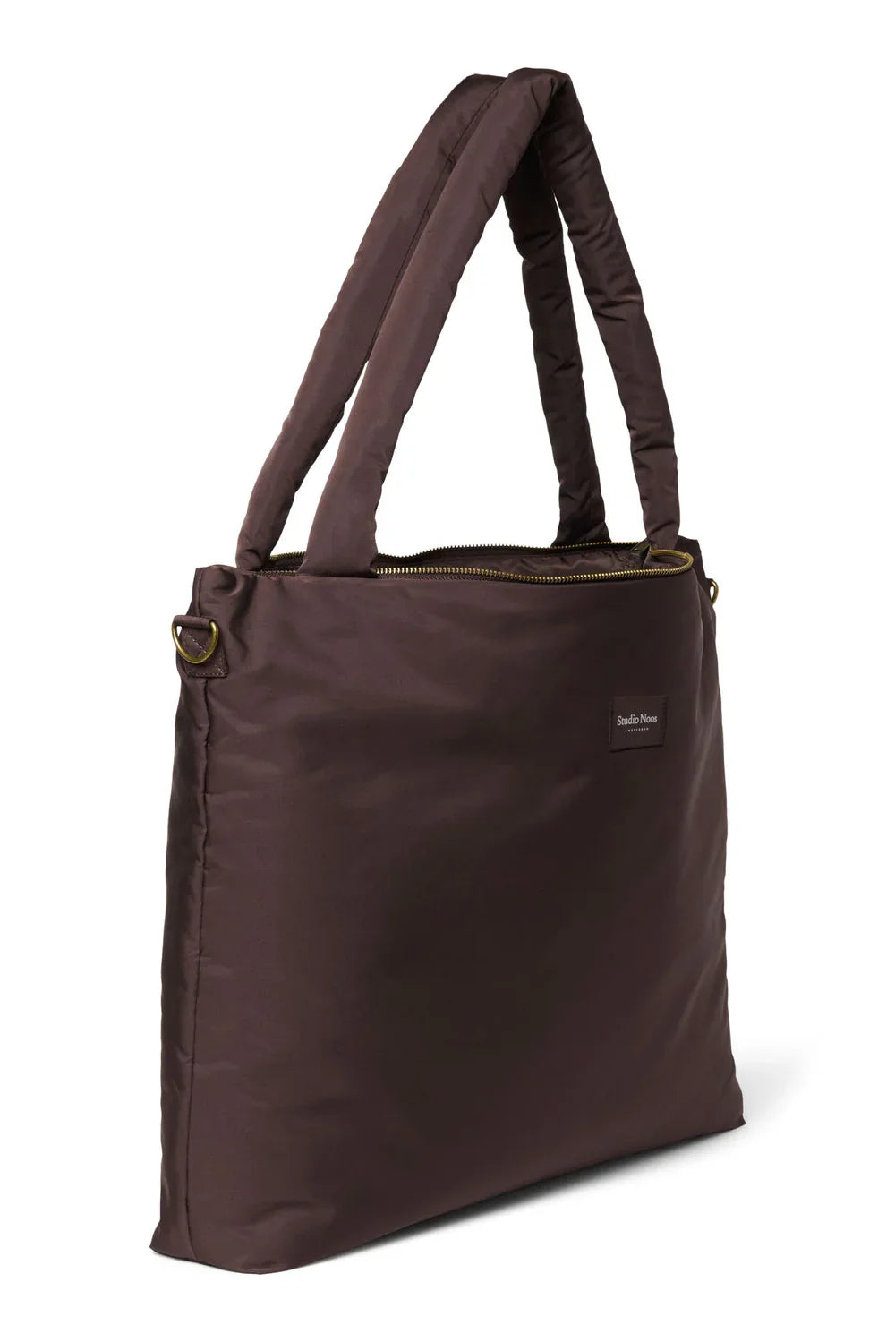 Braune gepolsterte Wickeltasche