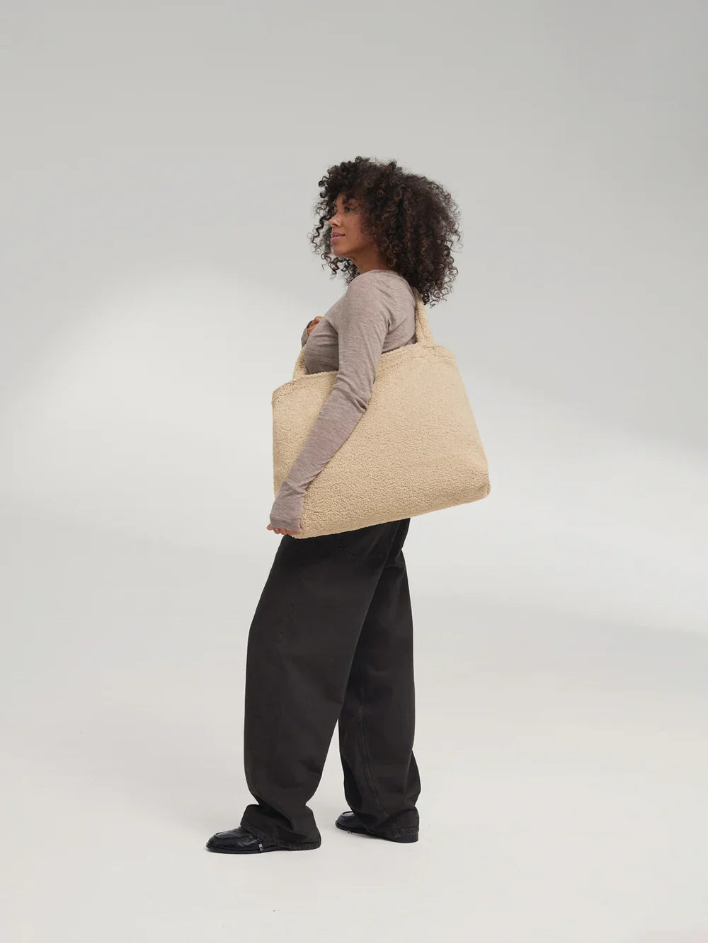 Braune Teddy-Muttertasche