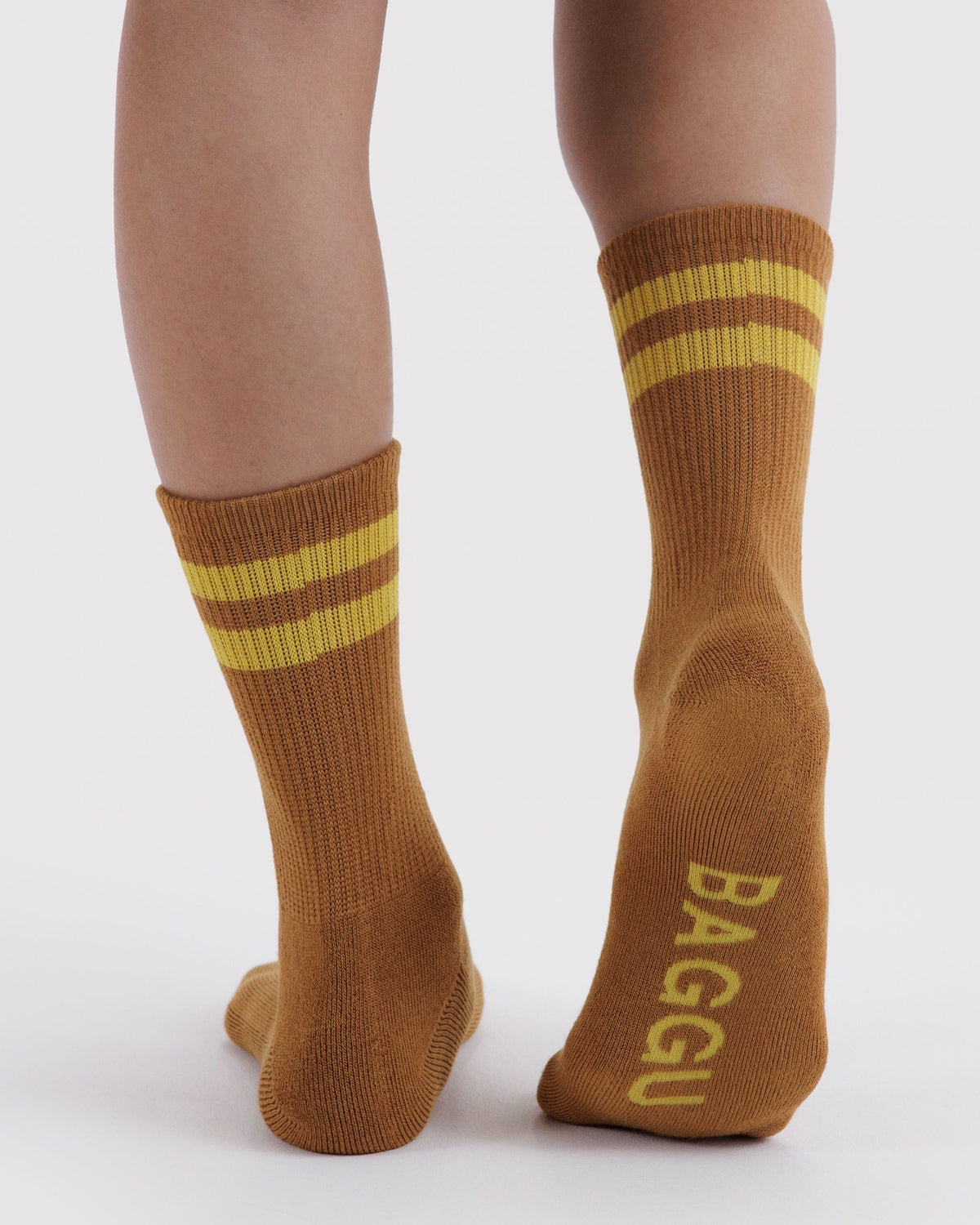 Ribbed Sock - Toffee Stripe - image 3