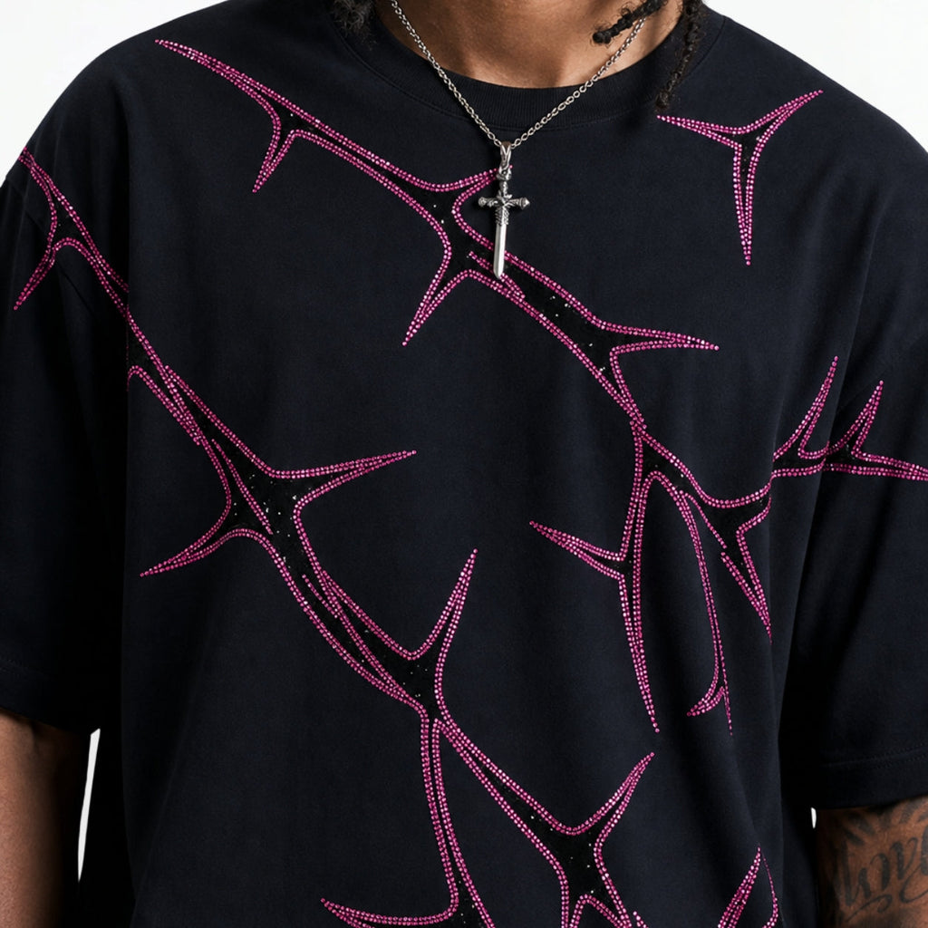 VYBES Pink Claw Tee