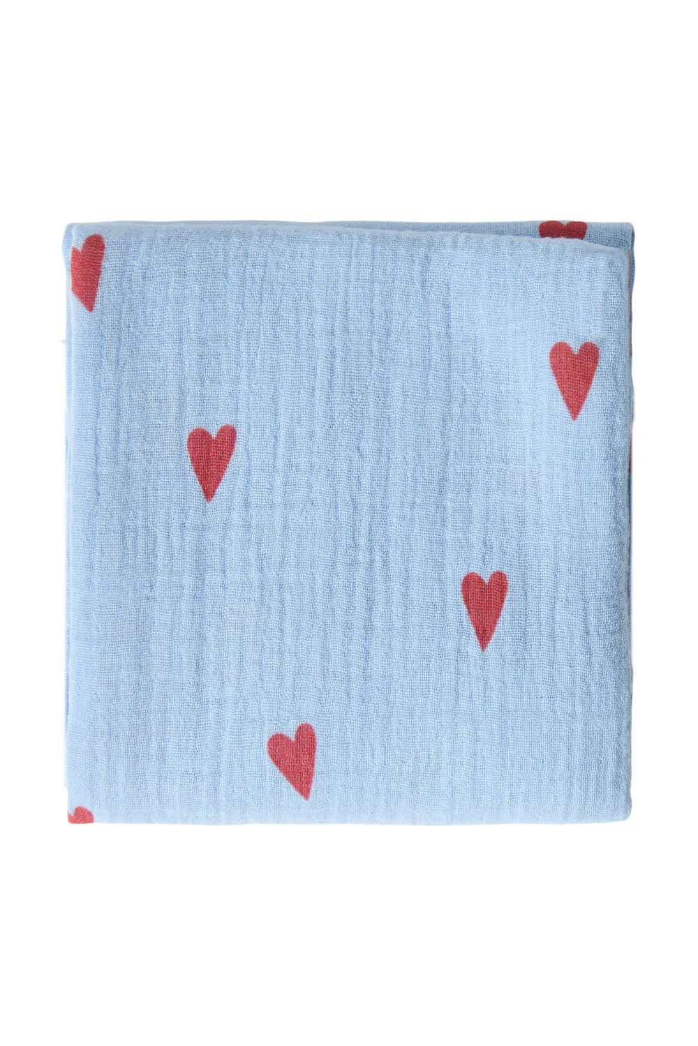 Purple Hearts Swaddle Print Medium