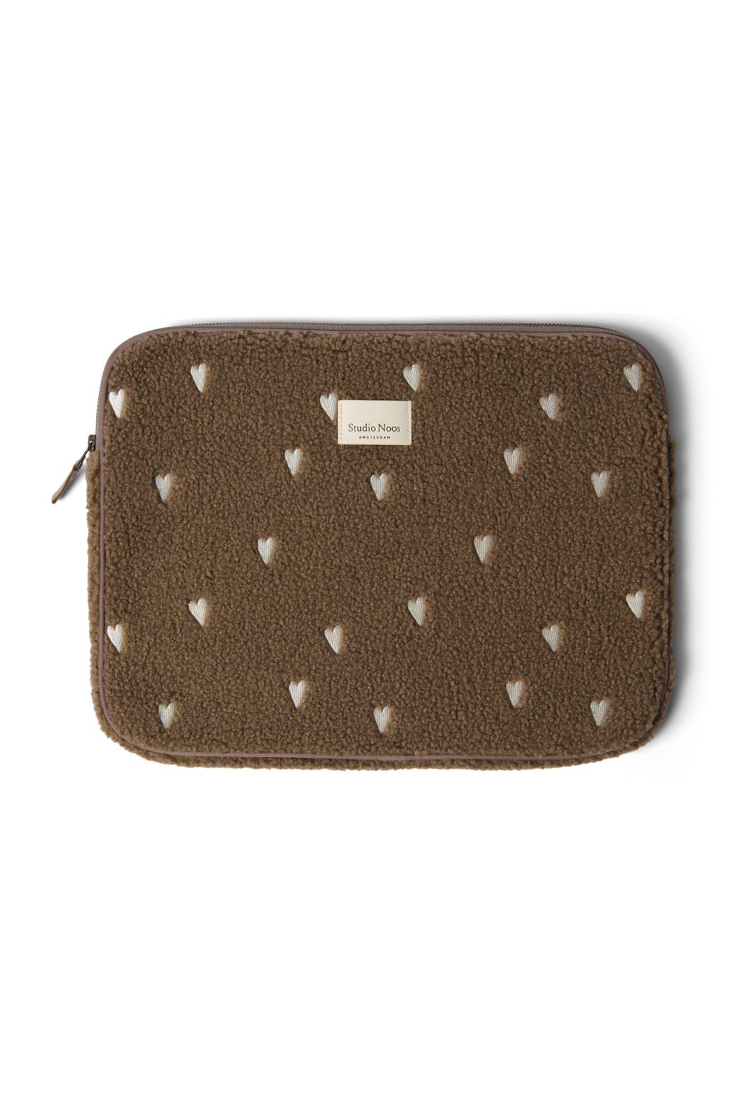 Teddy Laptophoes 15 inch | Bruine Hartjes