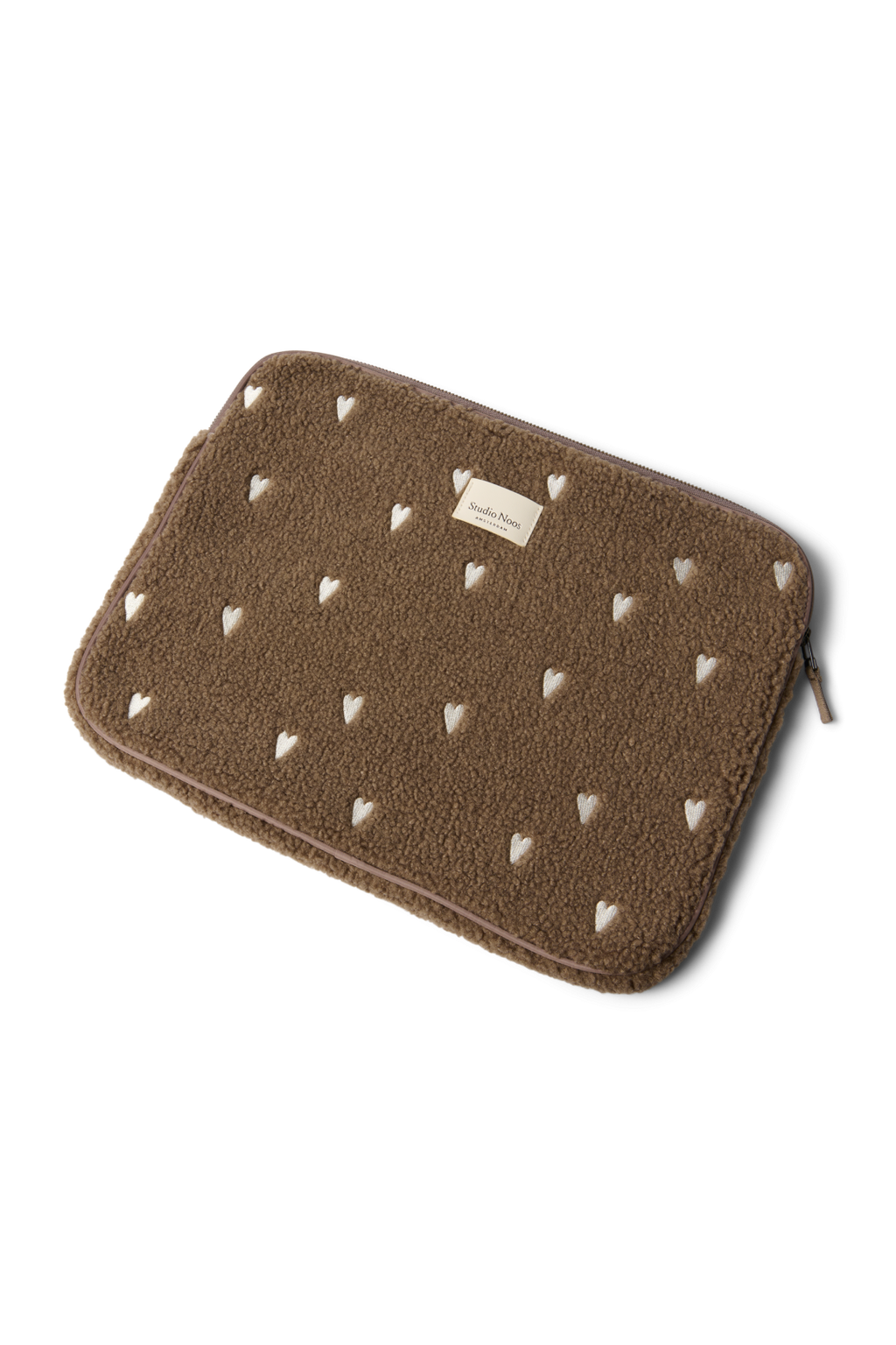 Teddy Laptophoes 15 inch | Bruine Hartjes