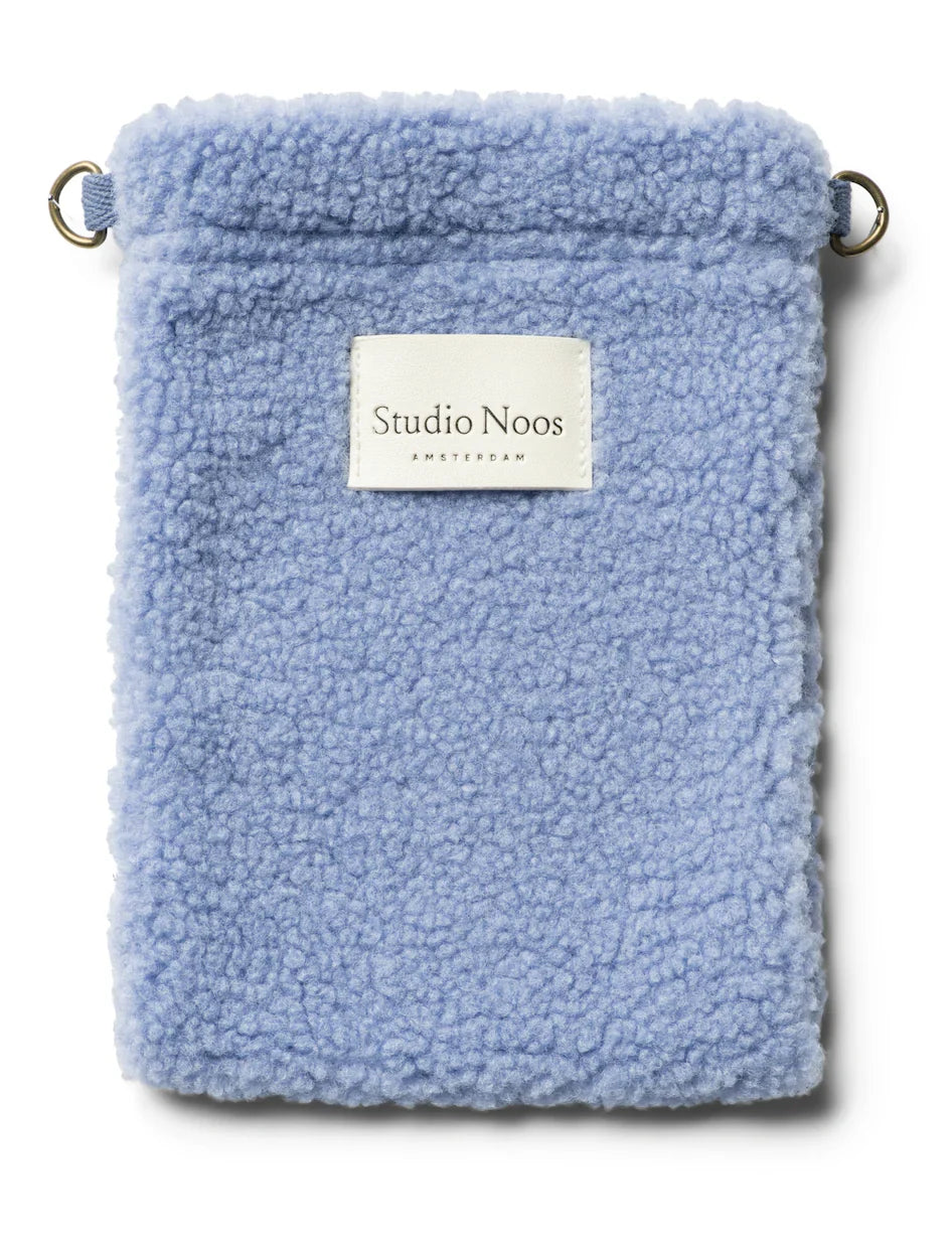 Hellblaue Teddy-Handtasche