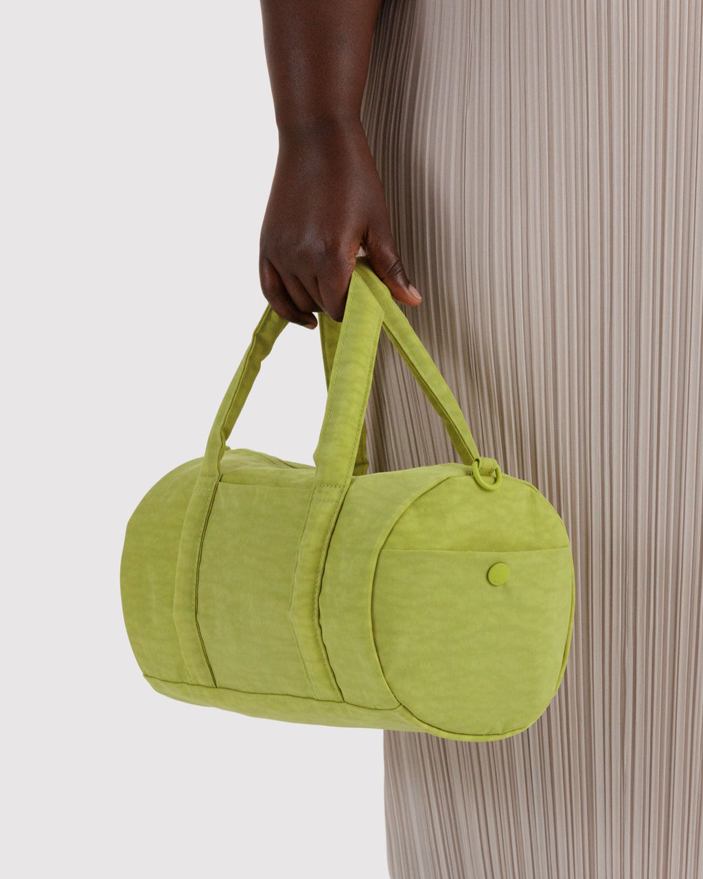 Nylon Duffle Bag - Chartreuse - image 3