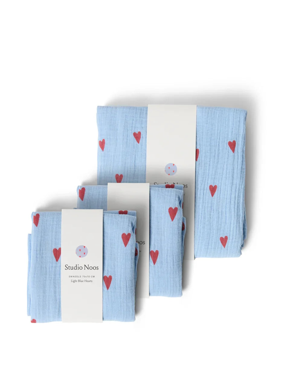 Purple Hearts Swaddle Gift Set