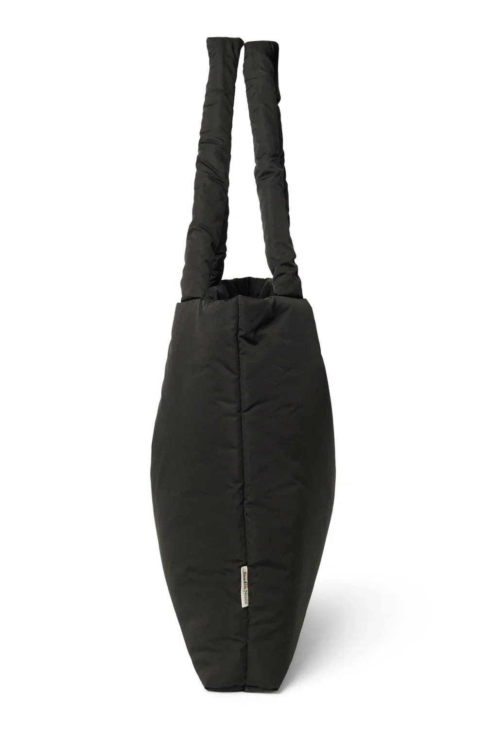 Lichtblauwe Puffy Mom-tas met hartjes