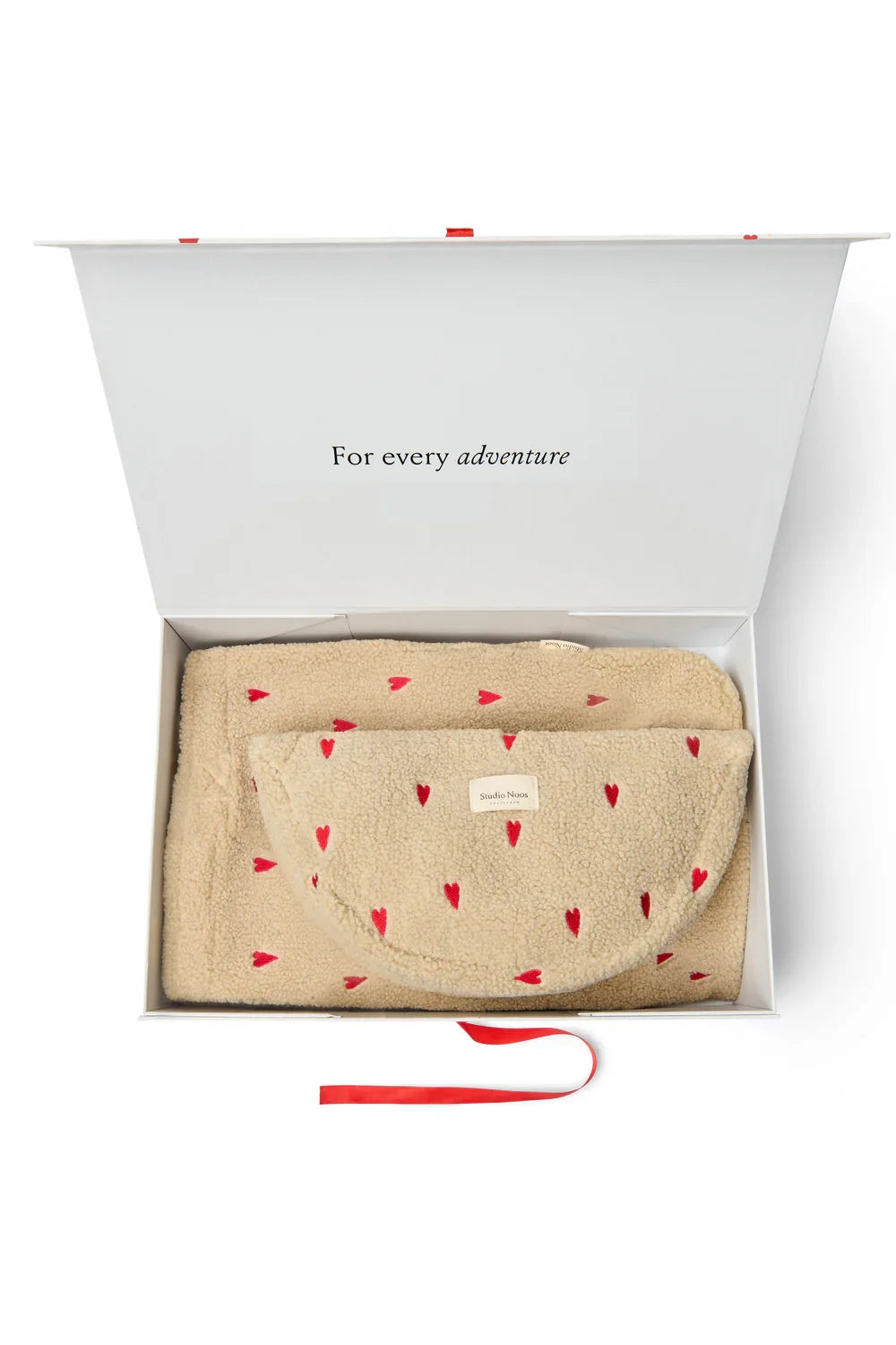 Geschenkset „Ecru Hearts Essentials Teddy“