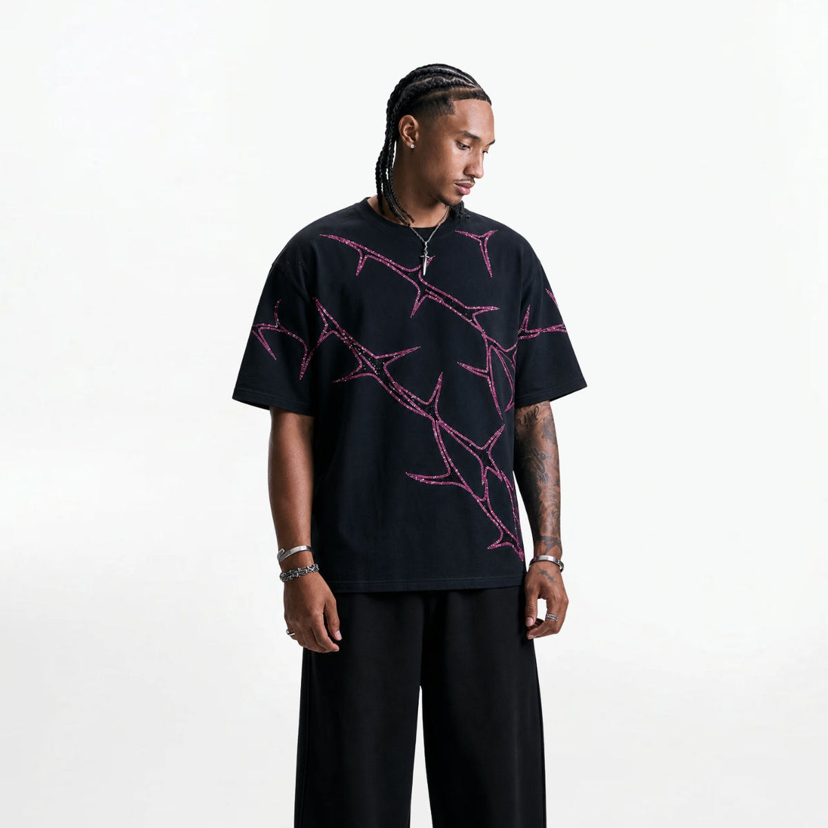 VYBES Pink Claw Tee