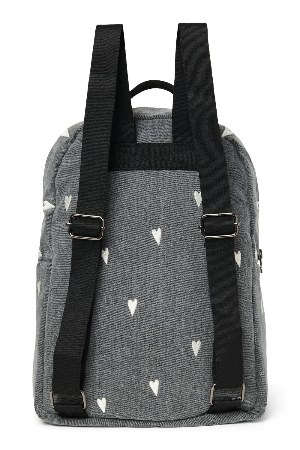 Grijze Hearts Denim Midi-rugzak