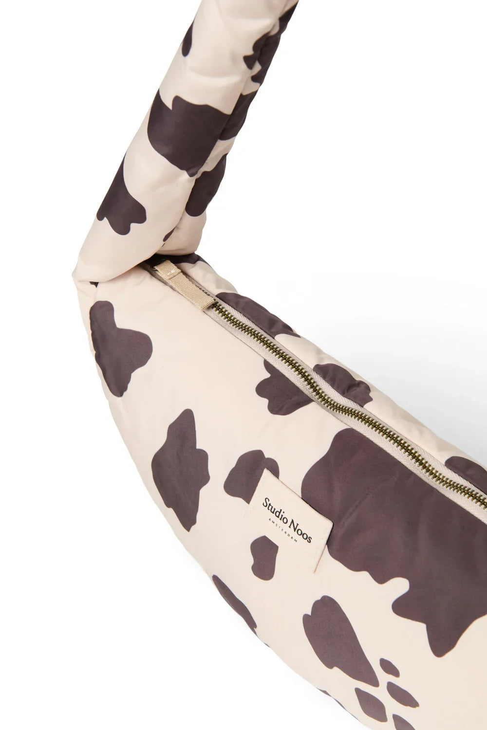 Holy Cow Puffy Mini Cross Body Bag - Bruinachtig