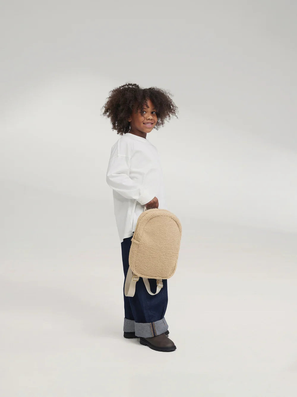 Ecru Teddy Mini Backpack