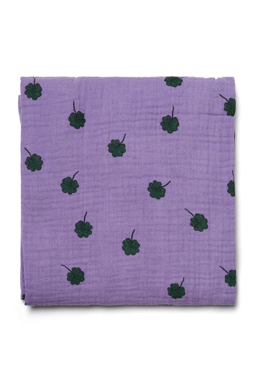 Swaddle met witte klaverprint groot