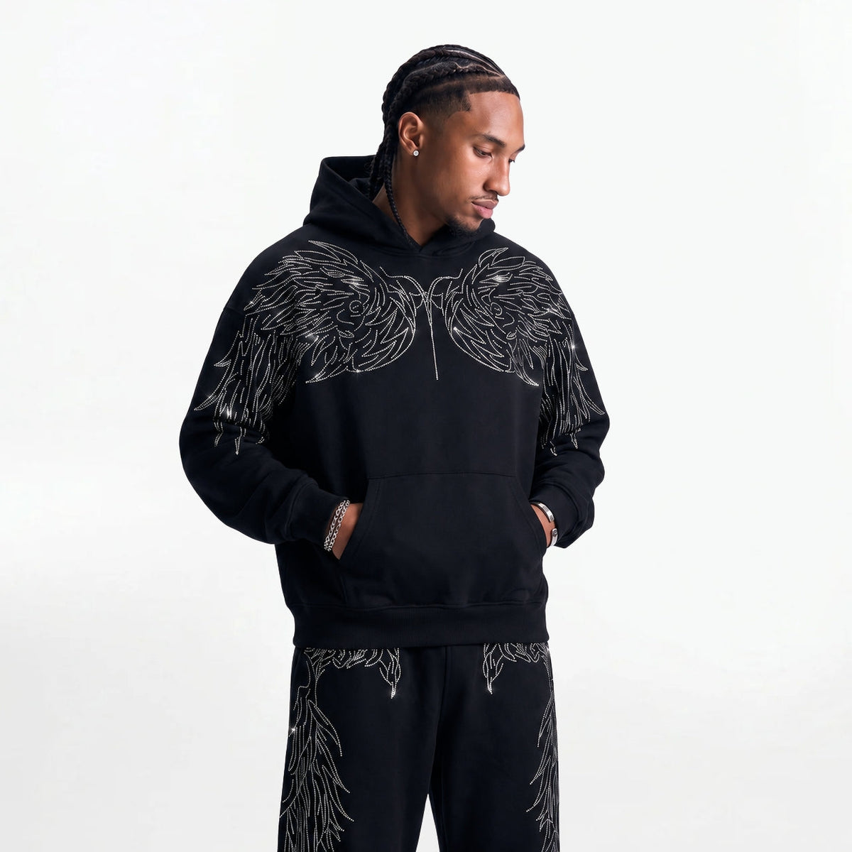 VYBES Angel Wings Sweatpants