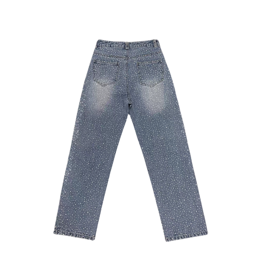 VYBES Rhinestone Jeans