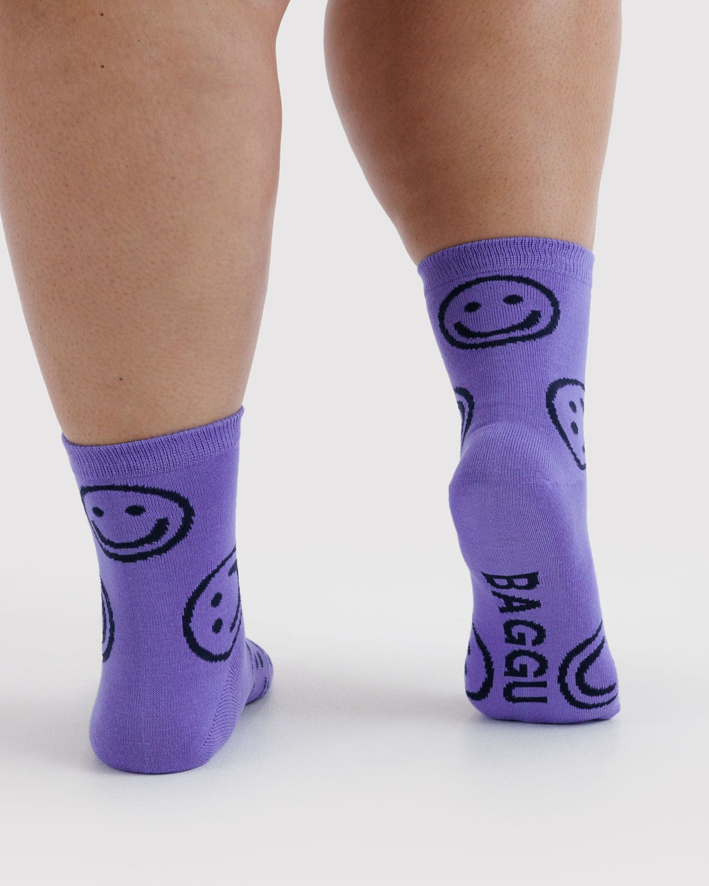 Crew Sock - Lavender Happy - image 3