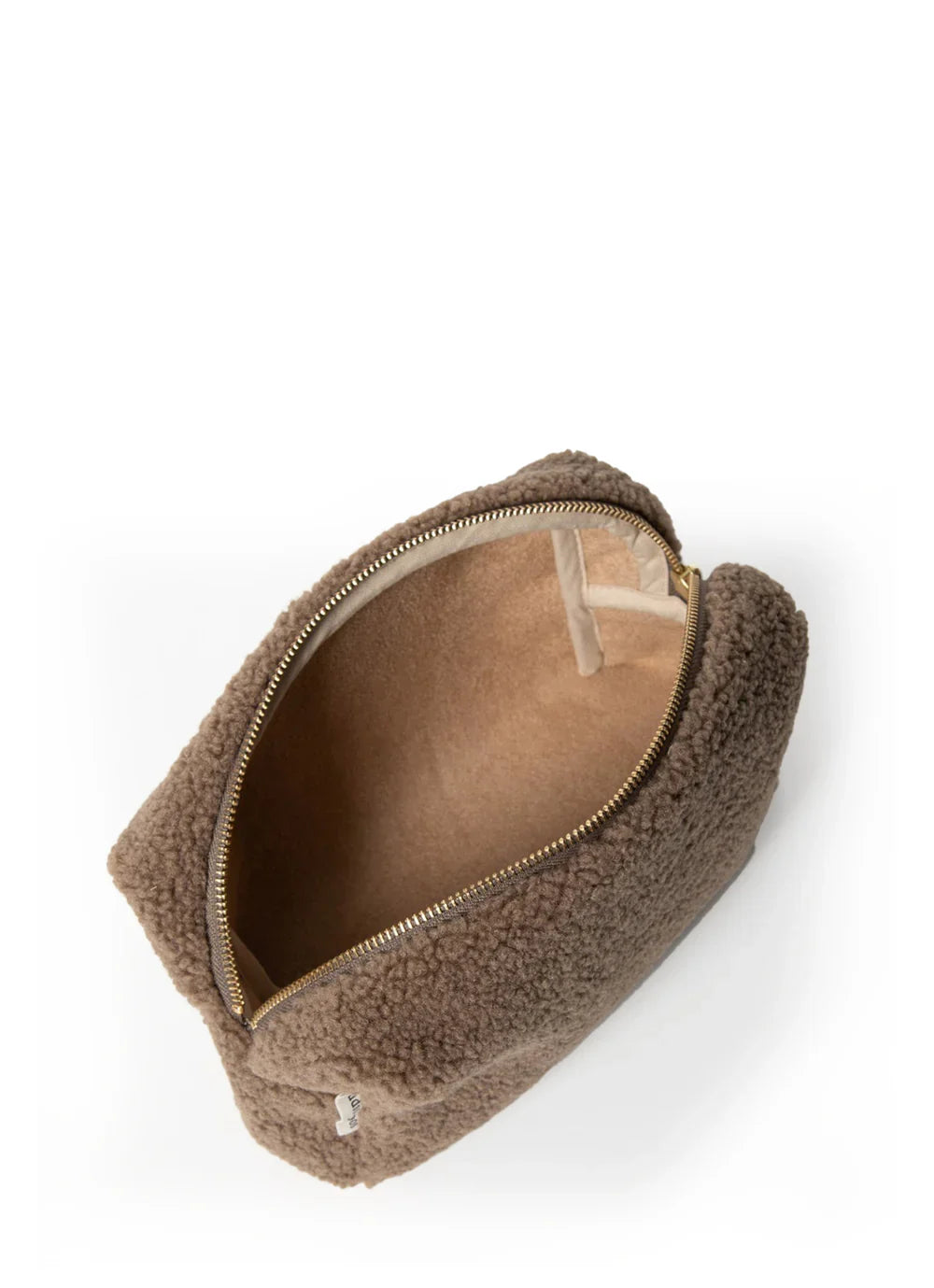 Braune Teddy-Tasche