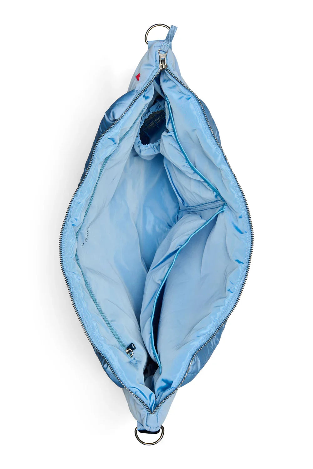 Hellblaue Herzen Flauschige Wickeltasche