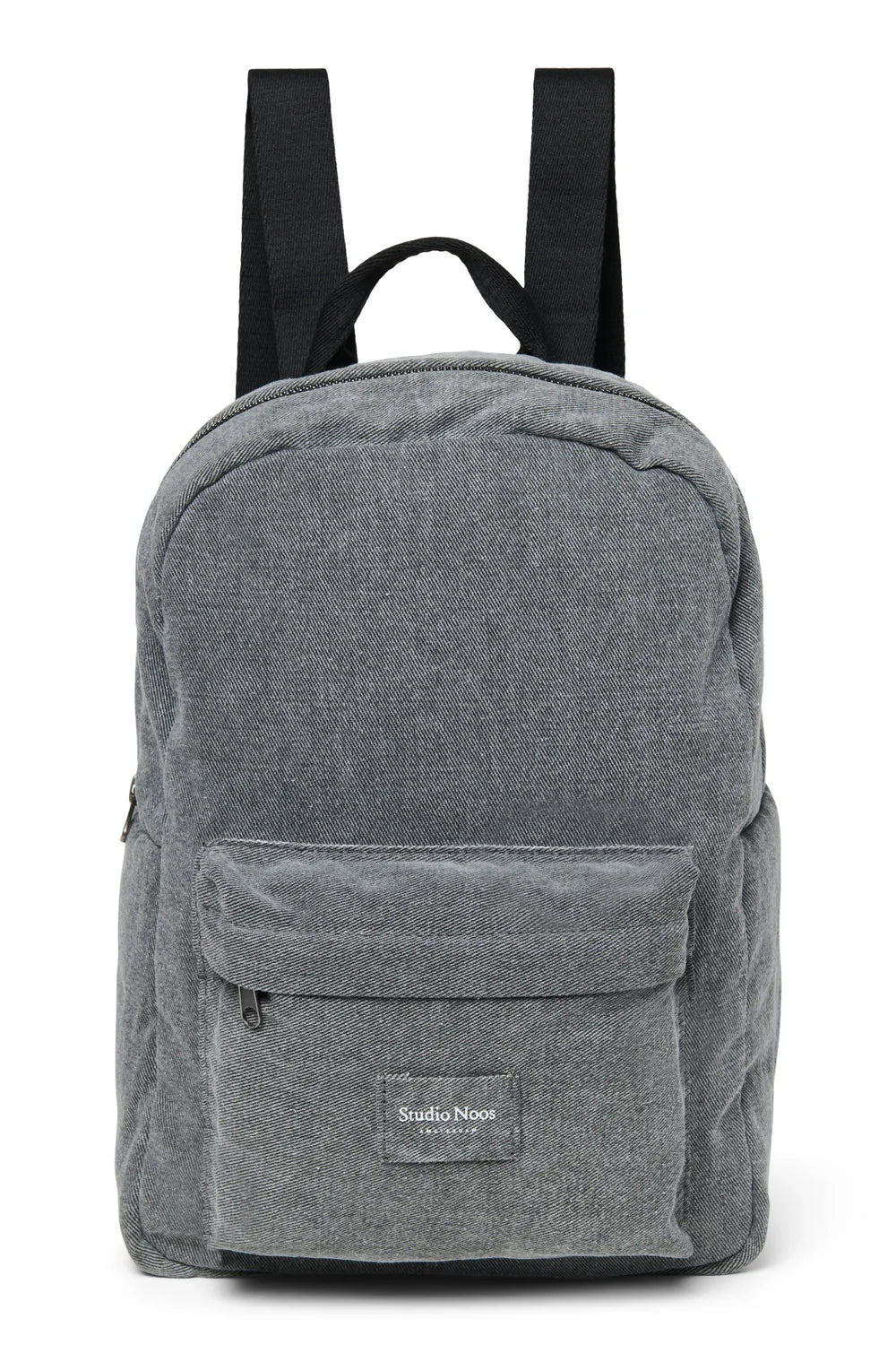 Grauer Jeans-Midi-Rucksack