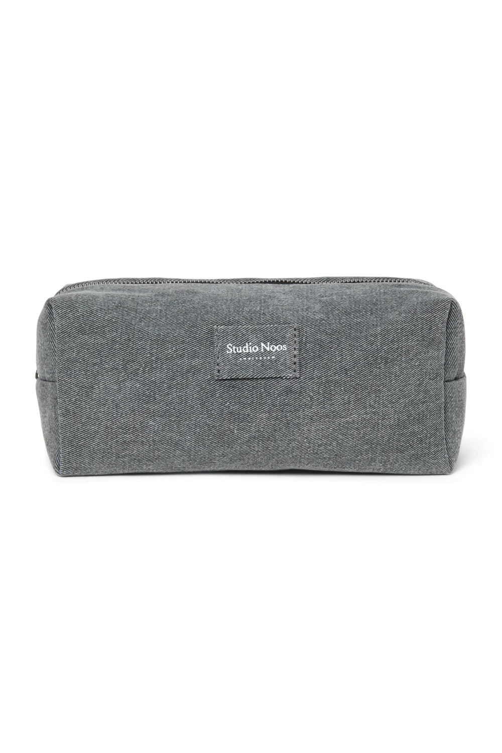 Graue Jeans-Beuteltasche