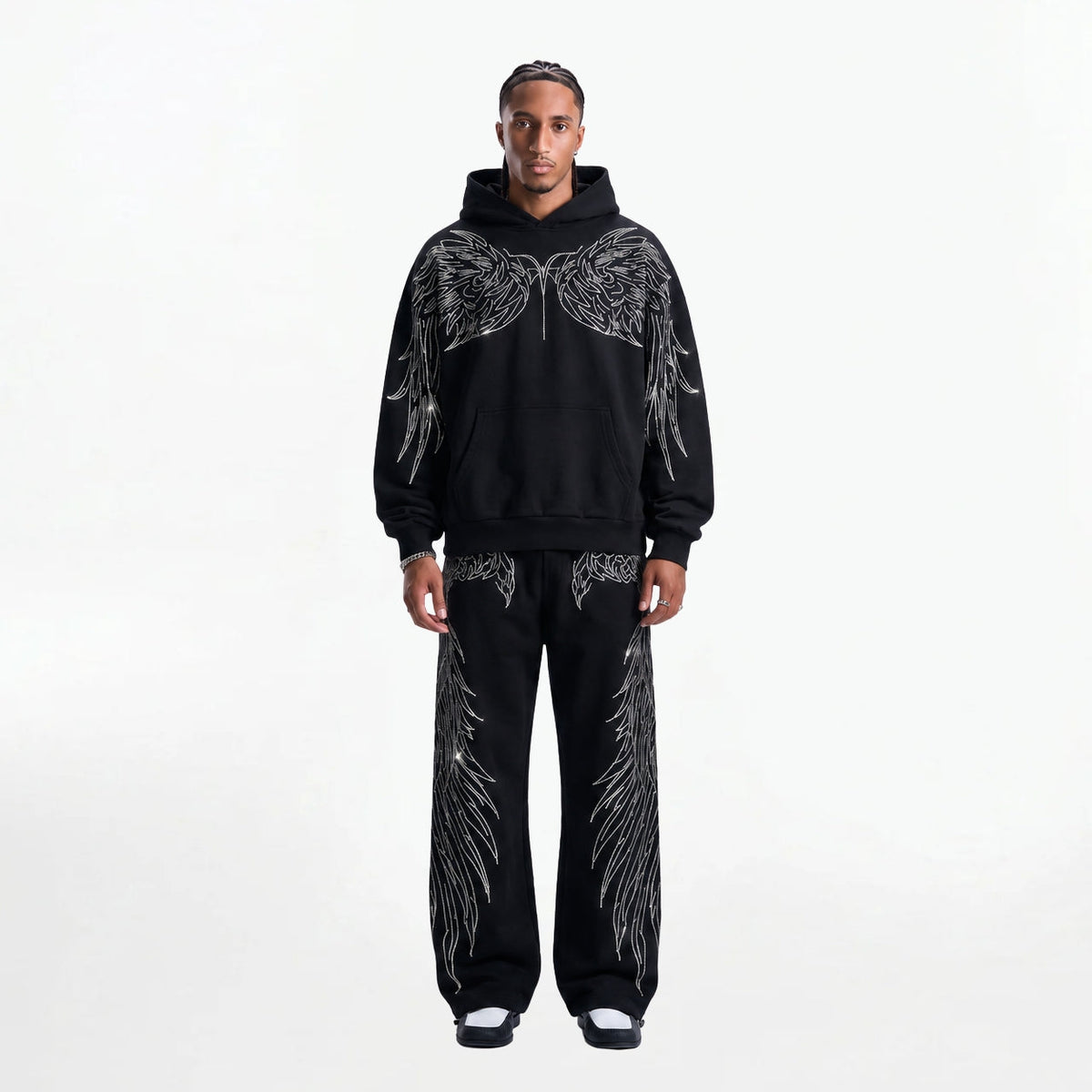 VYBES Angel Wings Hoodie