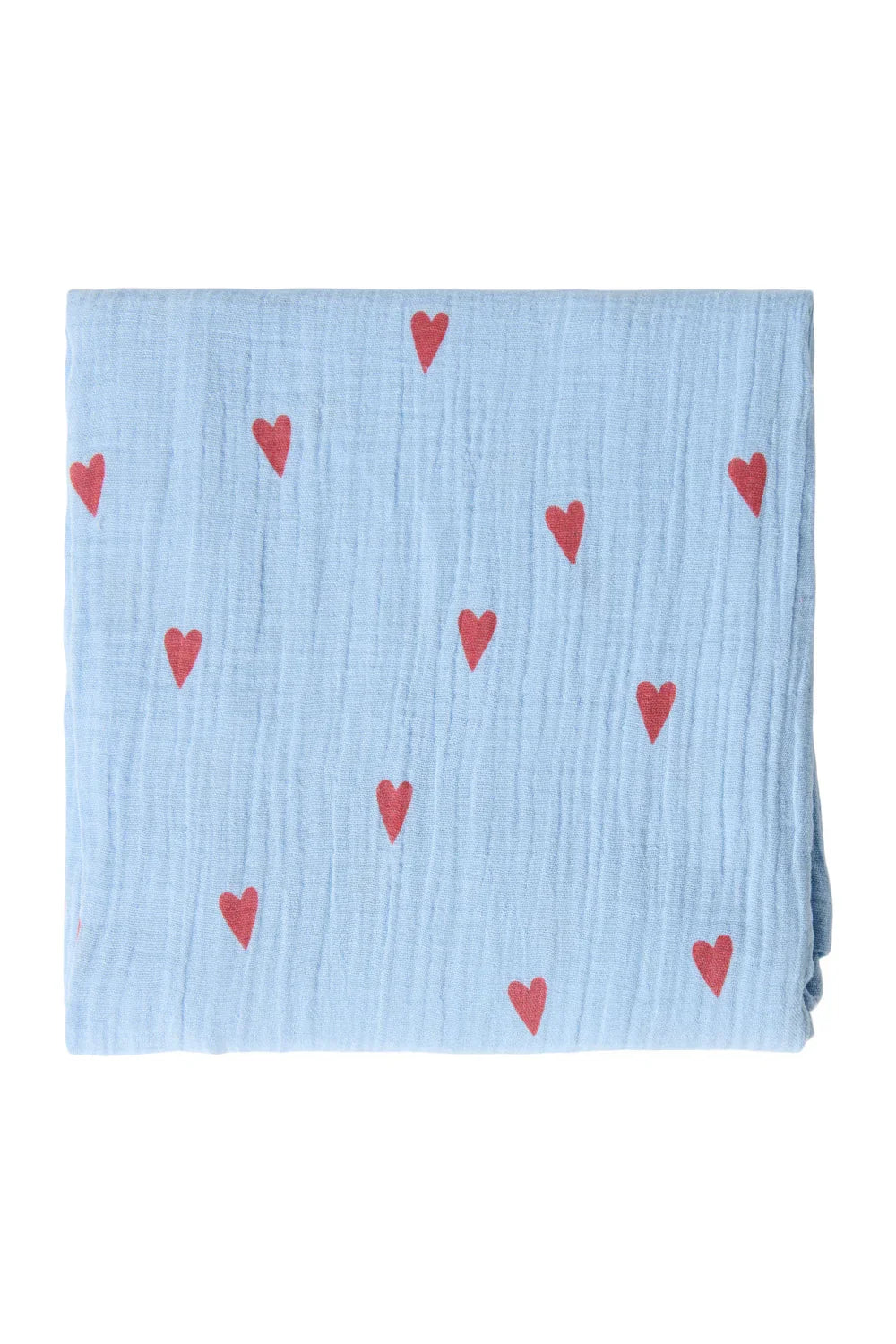 Purple Hearts Swaddle Print Large