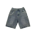VYBES Rhinestone Pearl Jorts