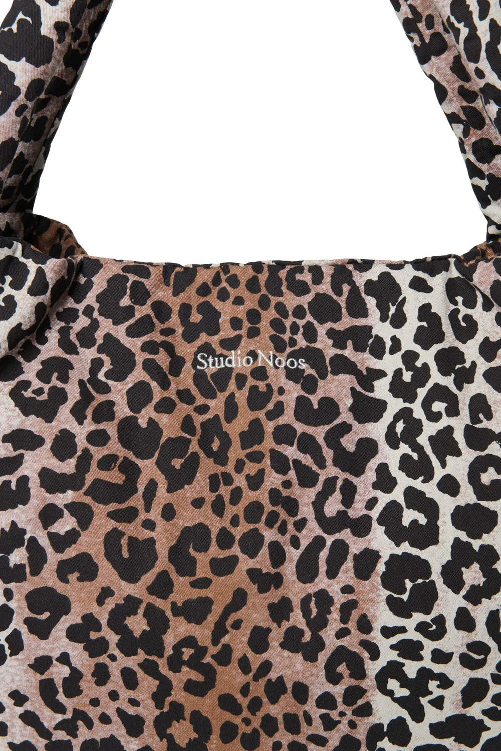 Hazel Luipaard Zachte Katoenen Mom Bag