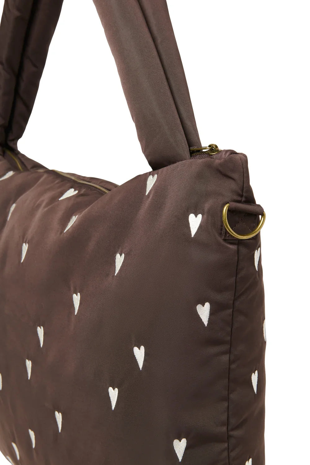 Hellblaue Herzen Flauschige Wickeltasche