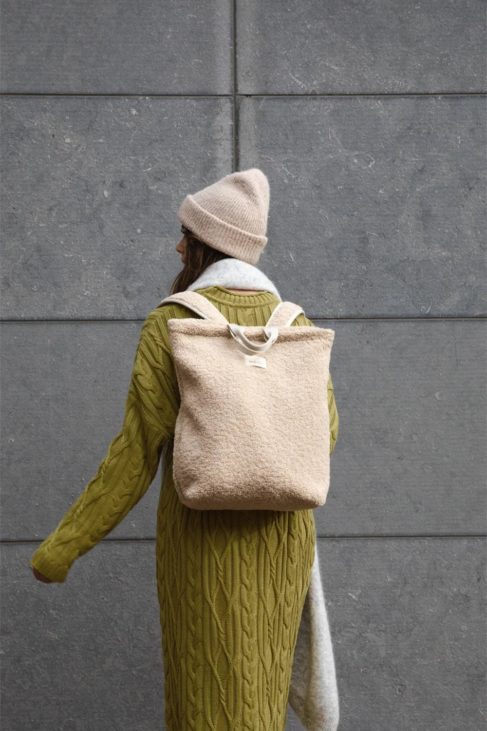 Ecru Teddy Erwachsenenrucksack