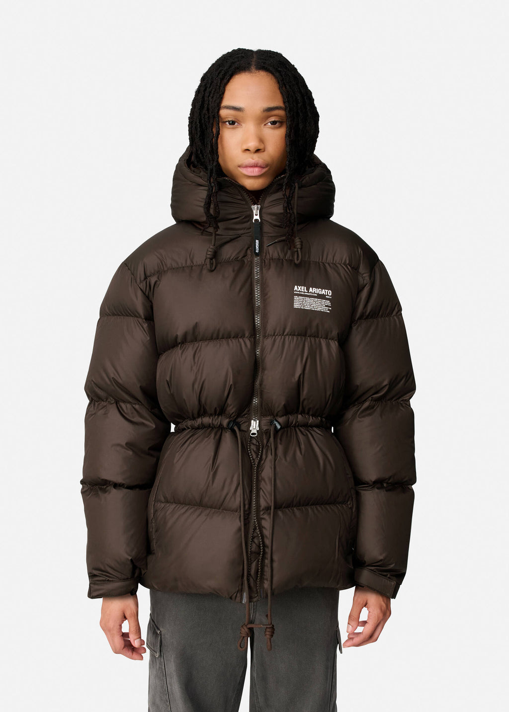 Rhode Down Jacket - Dark Brown - image 2