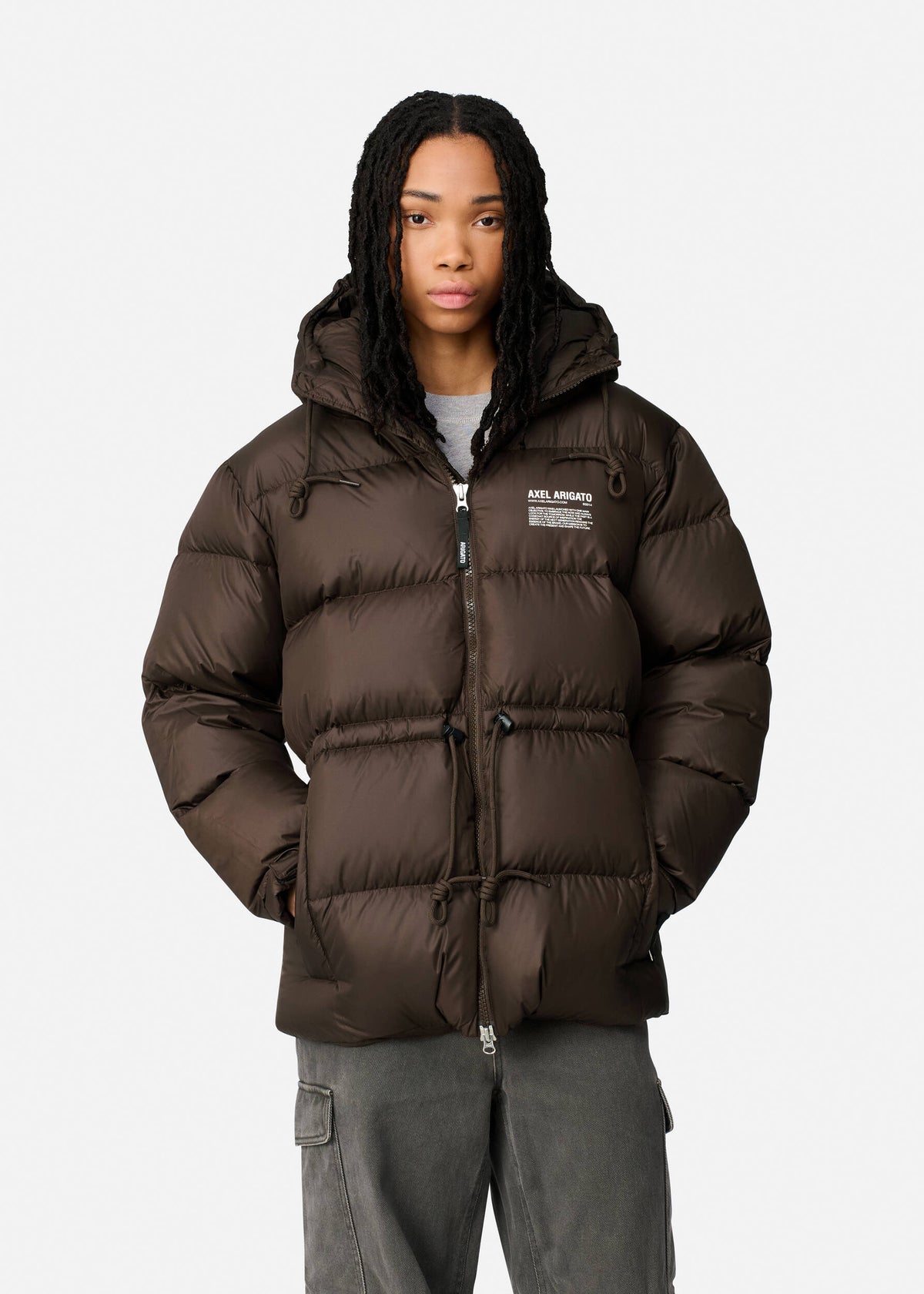 Rhode Down Jacket - Dark Brown - image 5