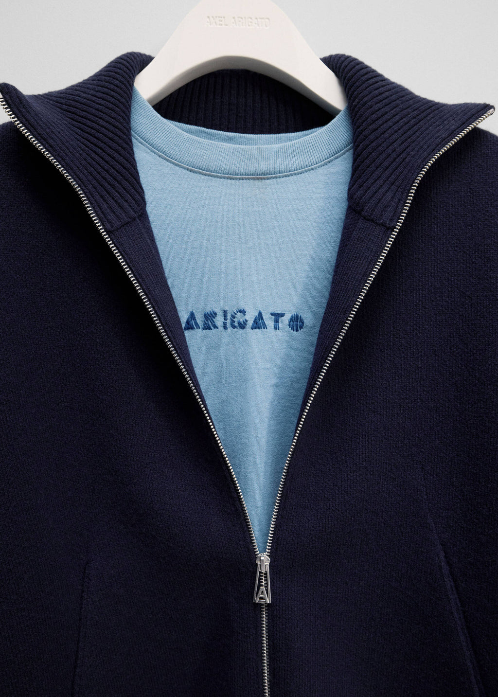 Core Zip-Up Sweater - Navy - image 7