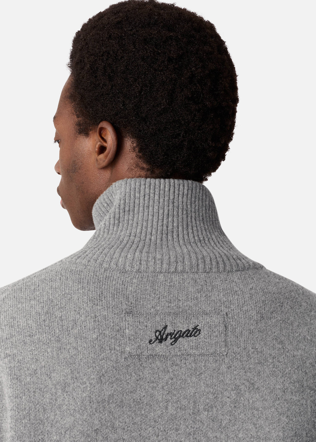 Core Zip-Up Sweater - Grey Melange - image 6