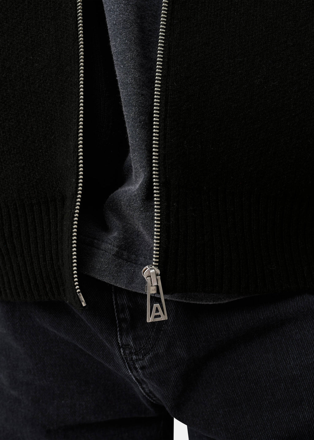 Core Zip-Up Sweater - Black - image 5