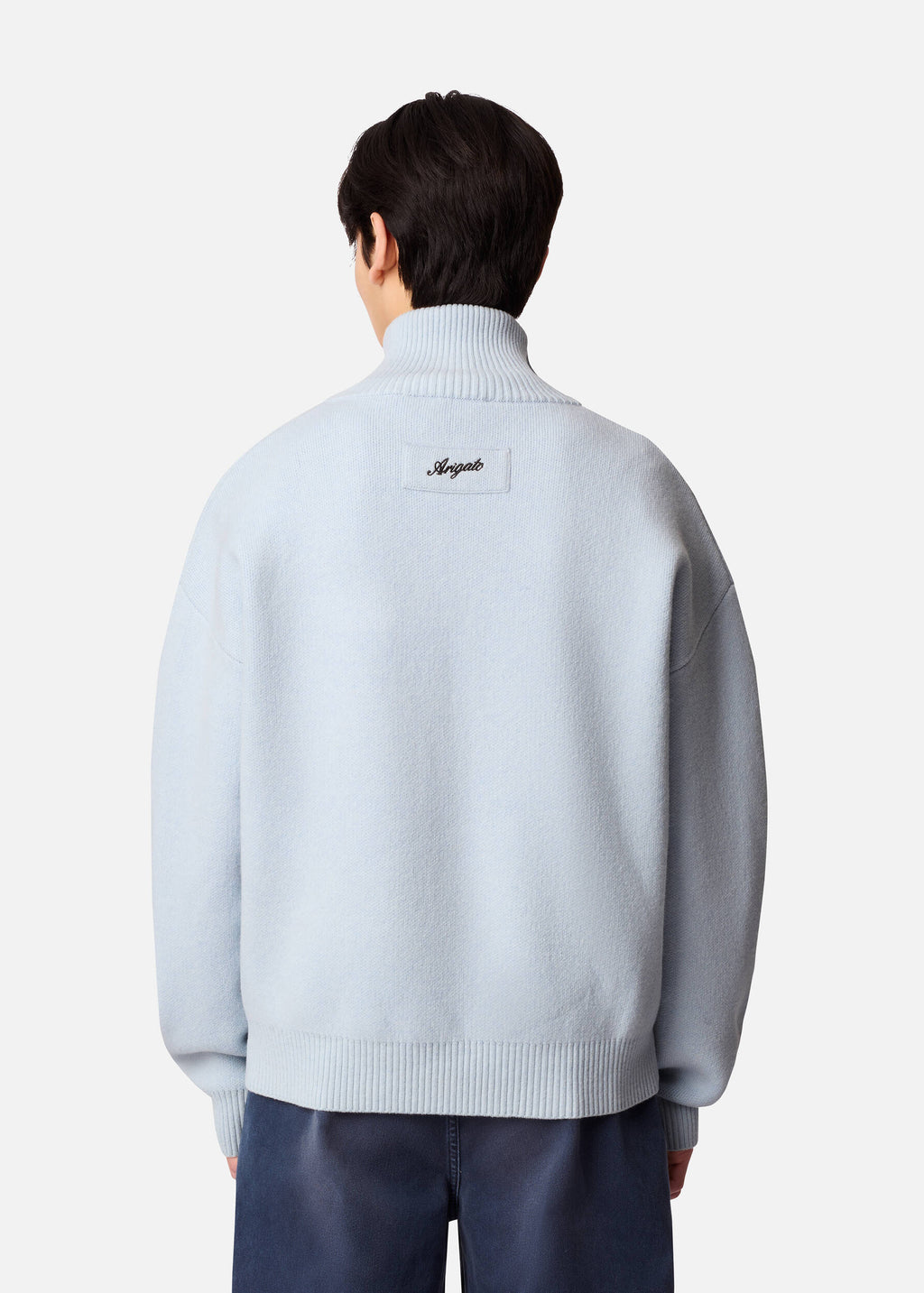 Core Zip-Up Sweater - Light Blue - image 3