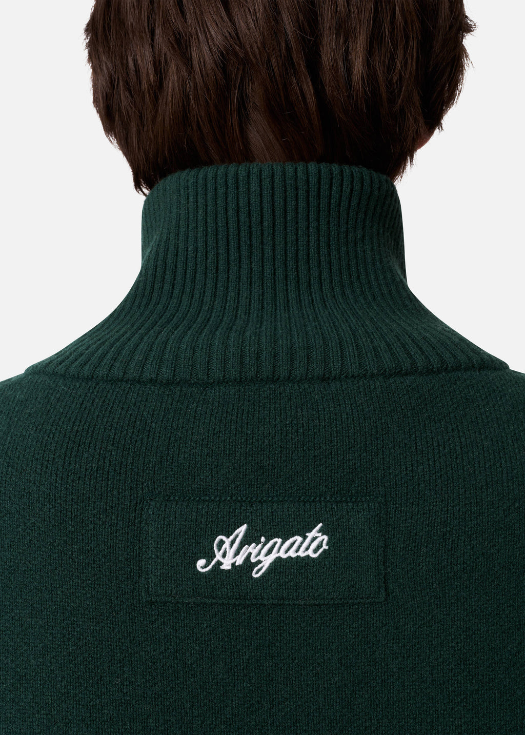 Core Zip-Up Sweater - Dark Green - image 7