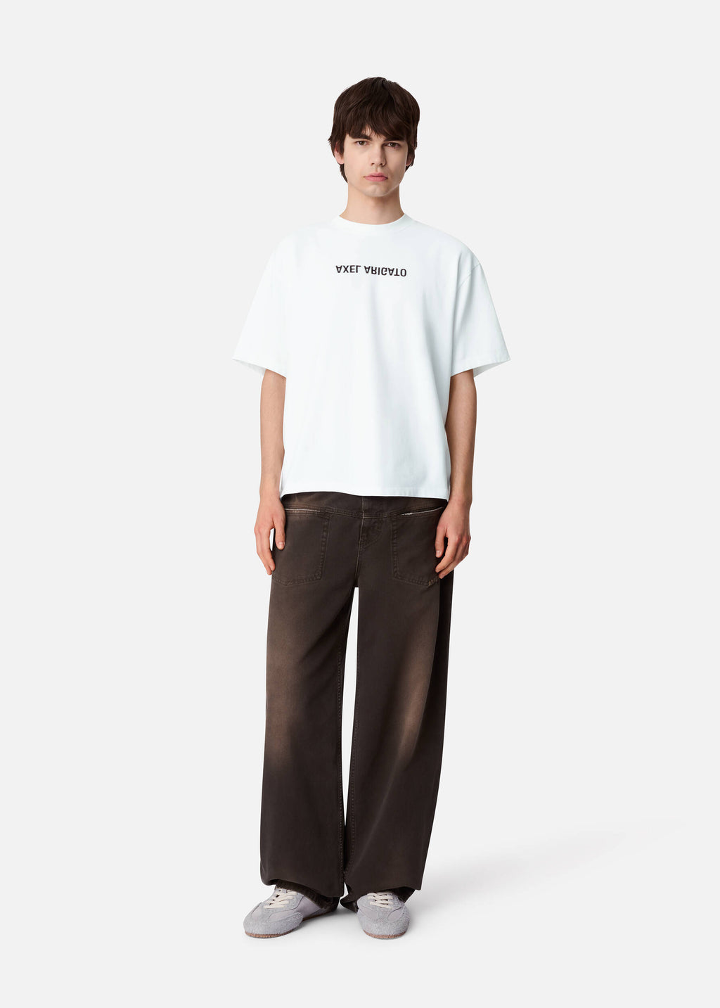 Distort Washed T-Shirt - White - image 4