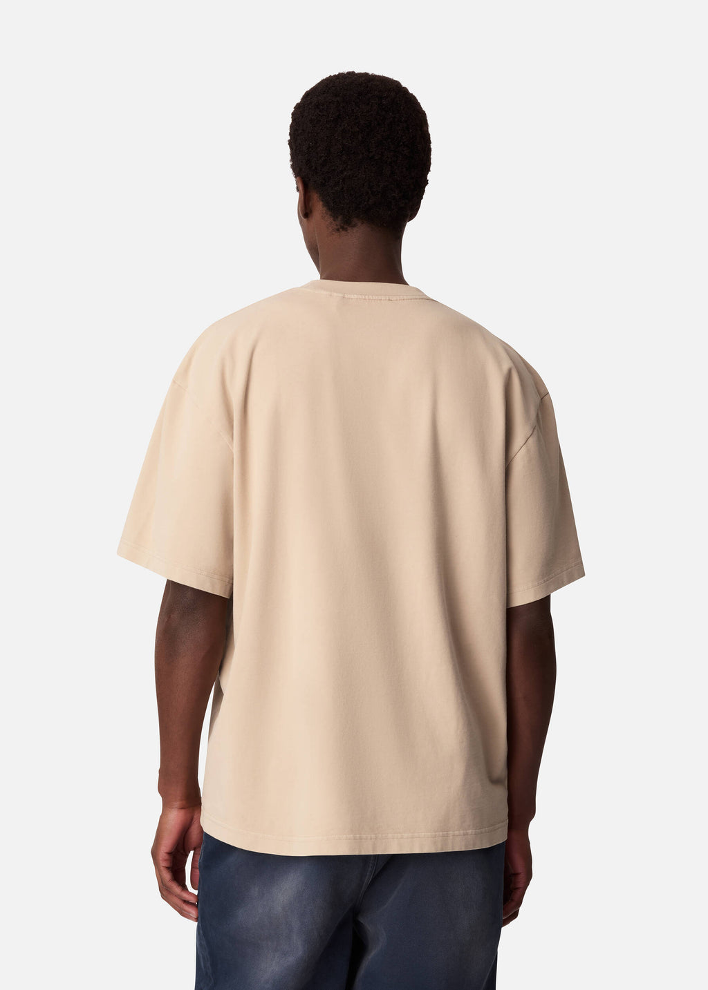 Distort Washed T-Shirt - Dark Beige - image 3