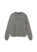 Distort Washed Sweatshirt - Steel Grey - image 1