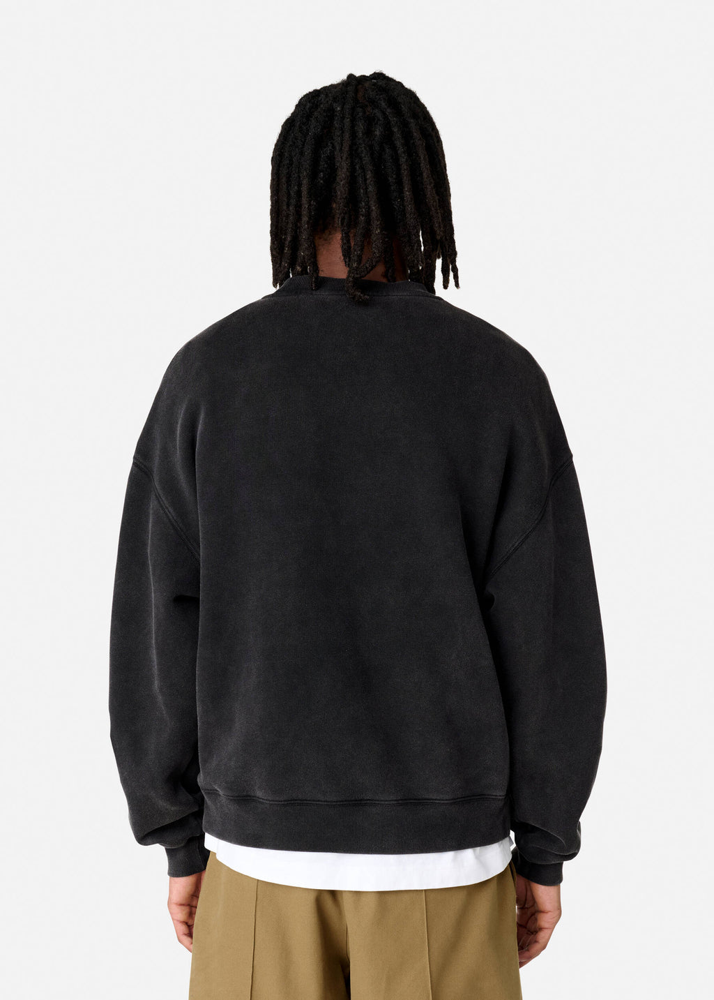Distort Washed Sweatshirt - Black - image 3