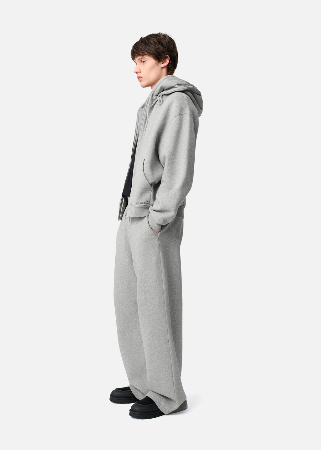 Trey Track Pants - Grey Melange - image 6